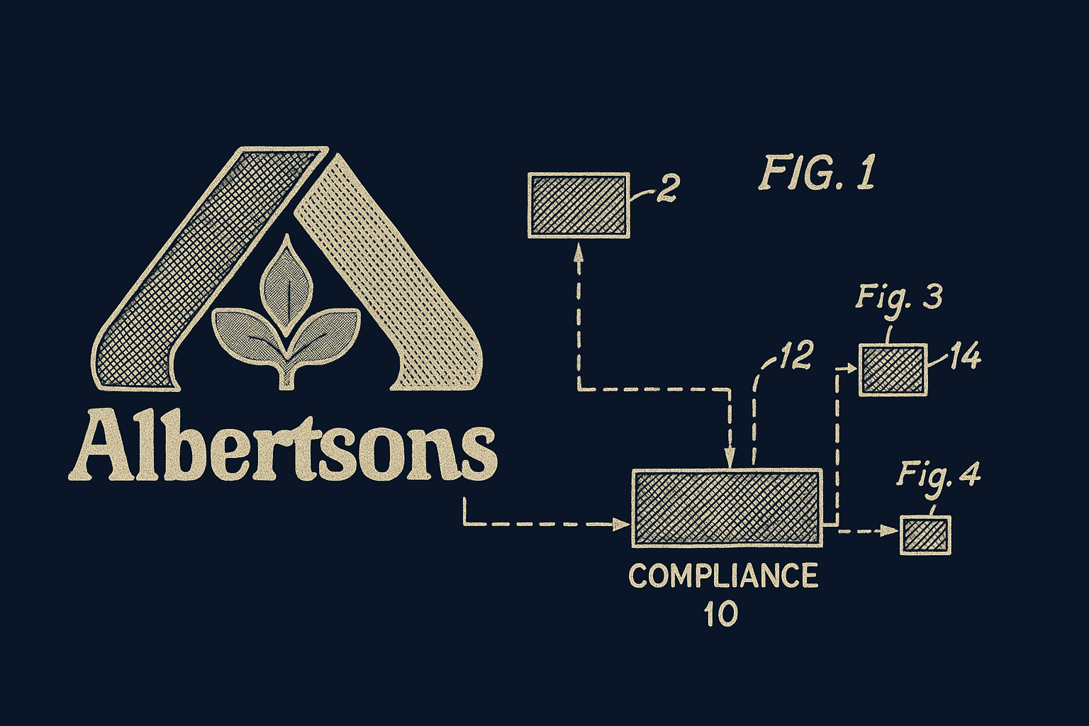 Albertsons supplier compliance integration diagram