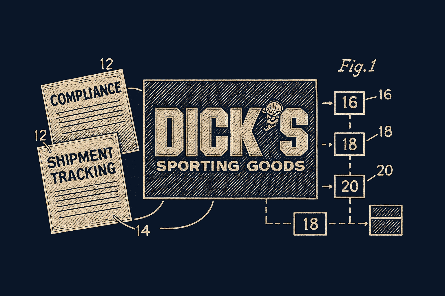 Dick's Sporting Goods integration diagram