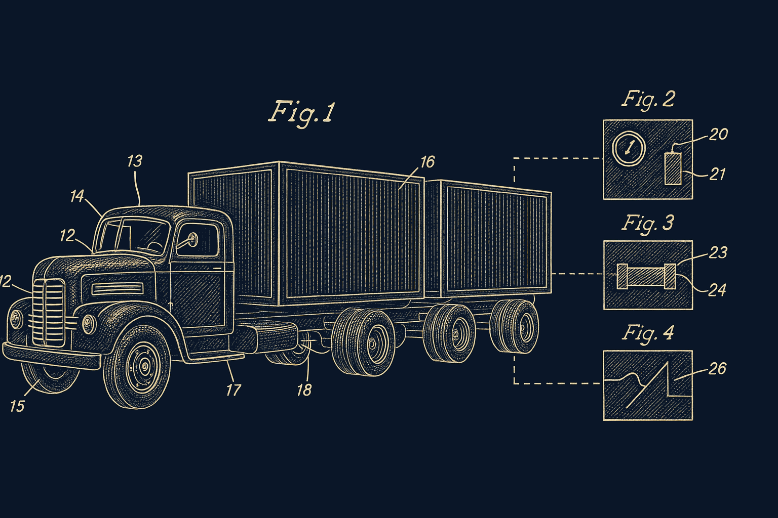 Freight and LTL carrier network diagram