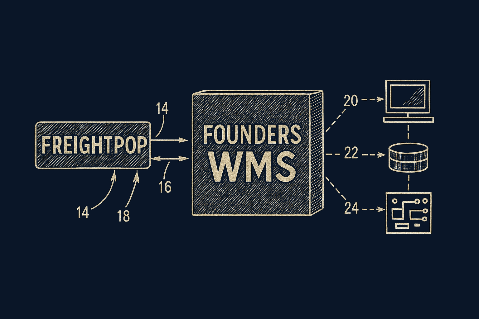 FreightPOP integration diagram