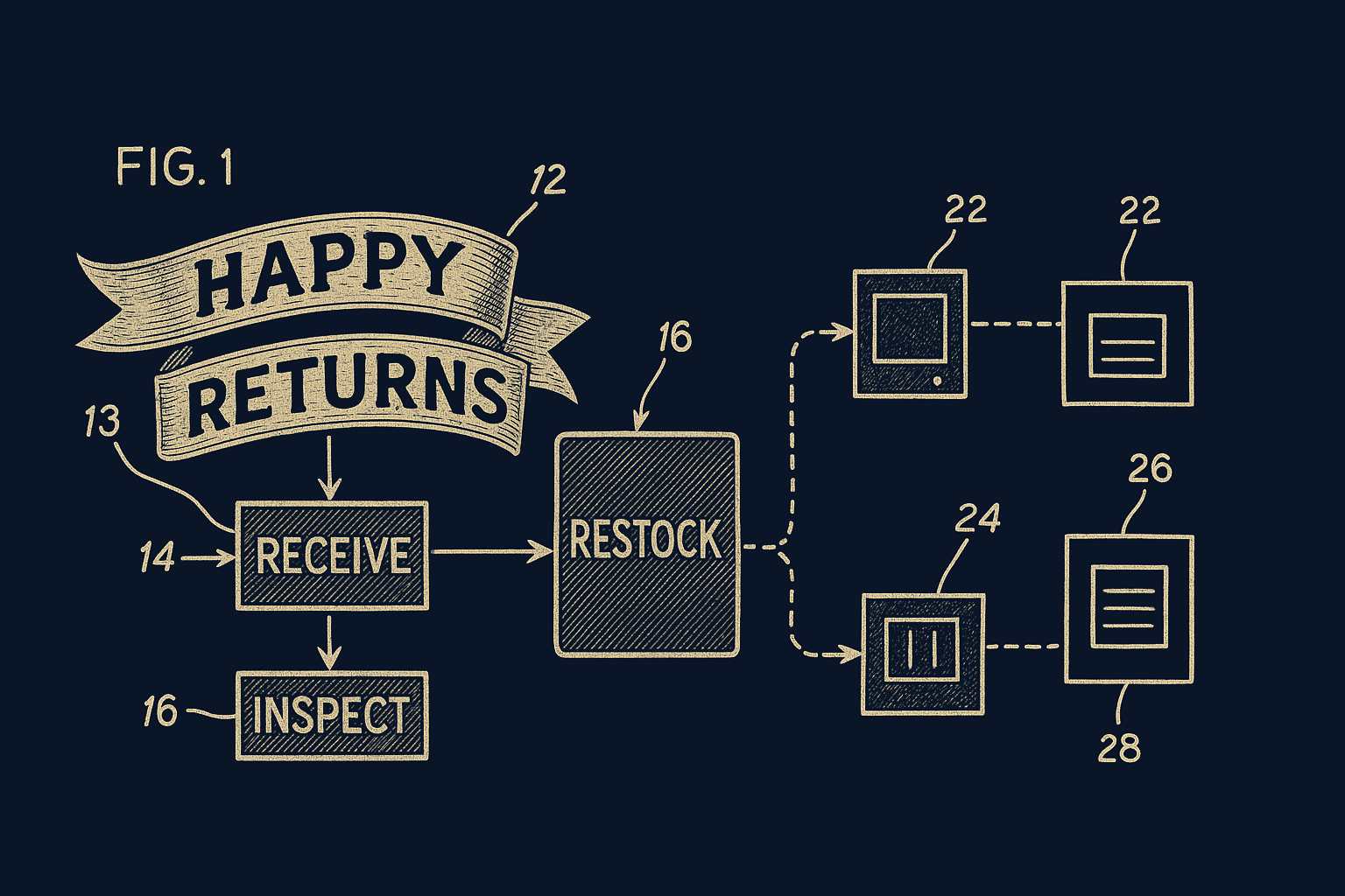 Happy Returns integration diagram