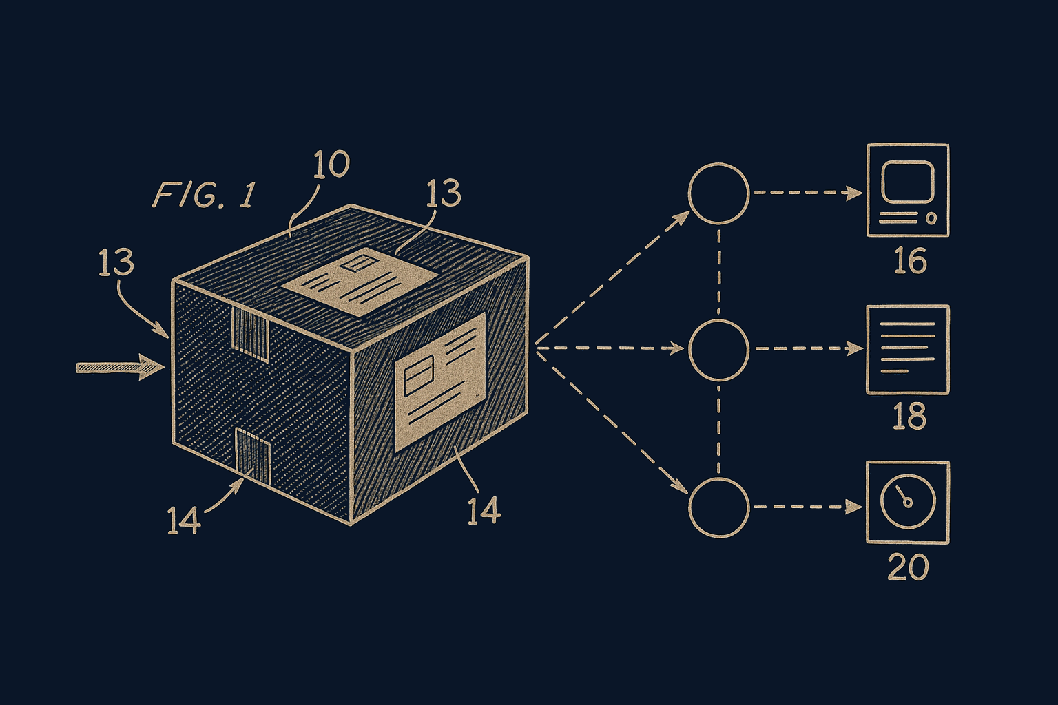 Parcel and postal carrier integration diagram