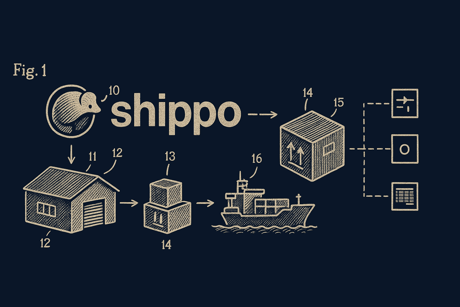 Shippo integration diagram