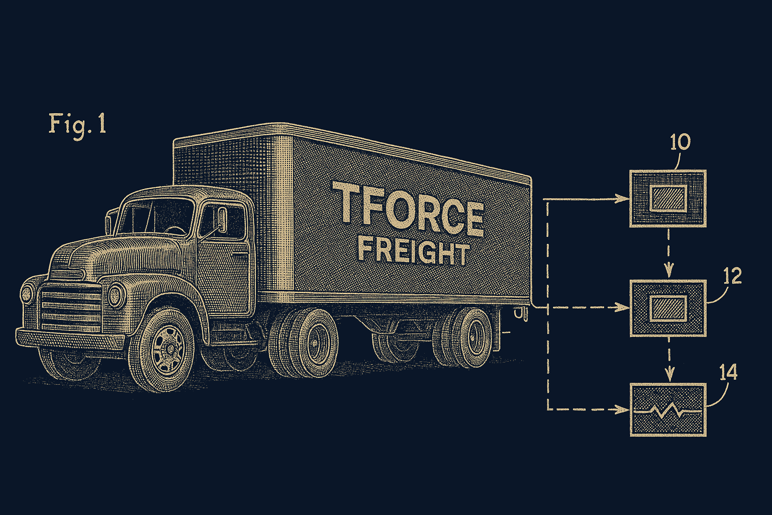 TForce Freight integration diagram