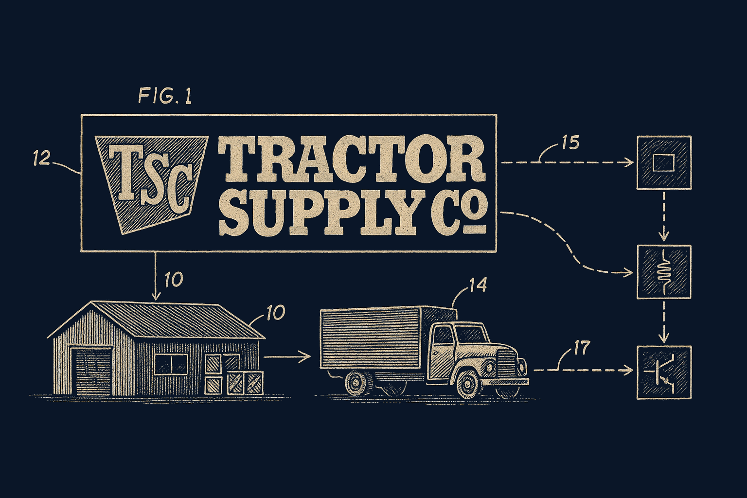 Tractor Supply integration diagram
